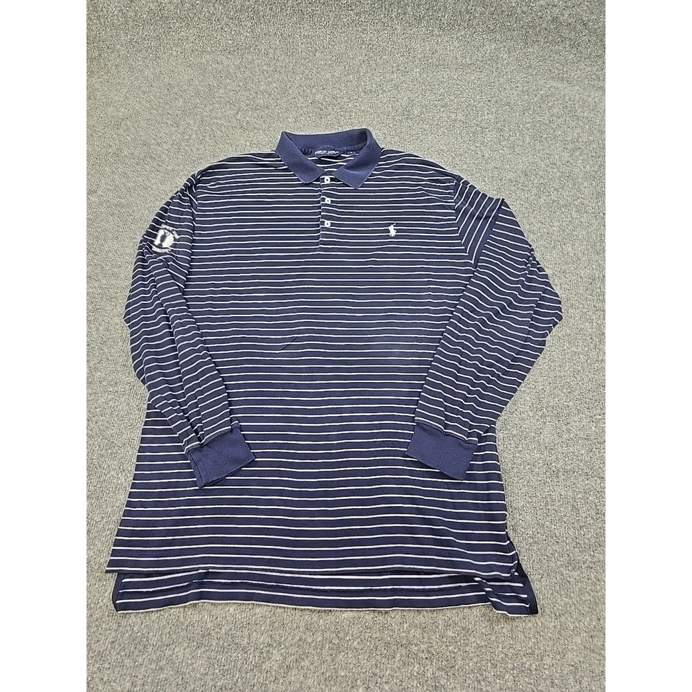 Polo Ralph Lauren Shirt Mens Large 2009 The Open Turnberry Embroidered Arm Patch